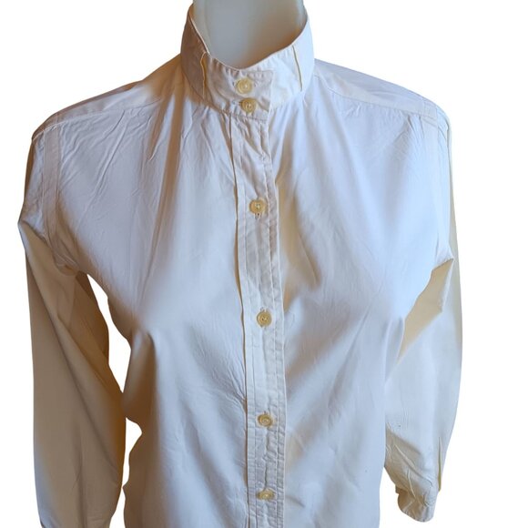 sz 6 Nantucket True Vintage 1950's Cotton Button-Up Collared Sailing Yacht Club - Picture 1 of 10
